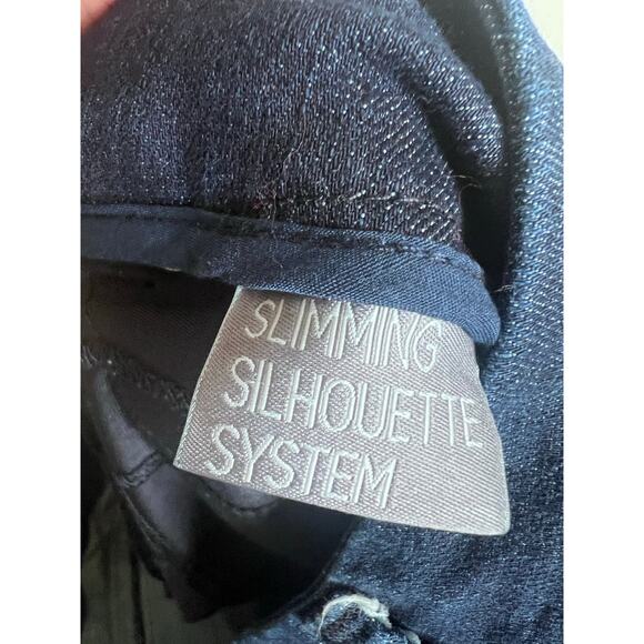 Seven 7 Slim Boot Slimming Silhouette System Dark Wash Denim Women's 24W - Picture 6 of 11